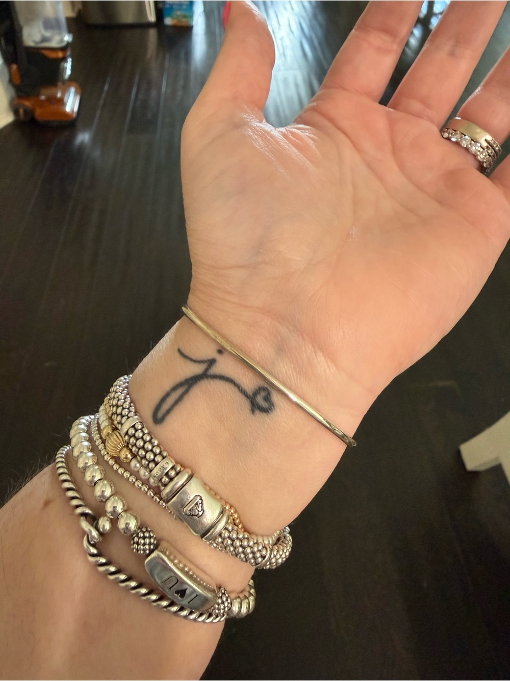 James Avery Silver Infinity Link Bracelet - Picture 5 of 8